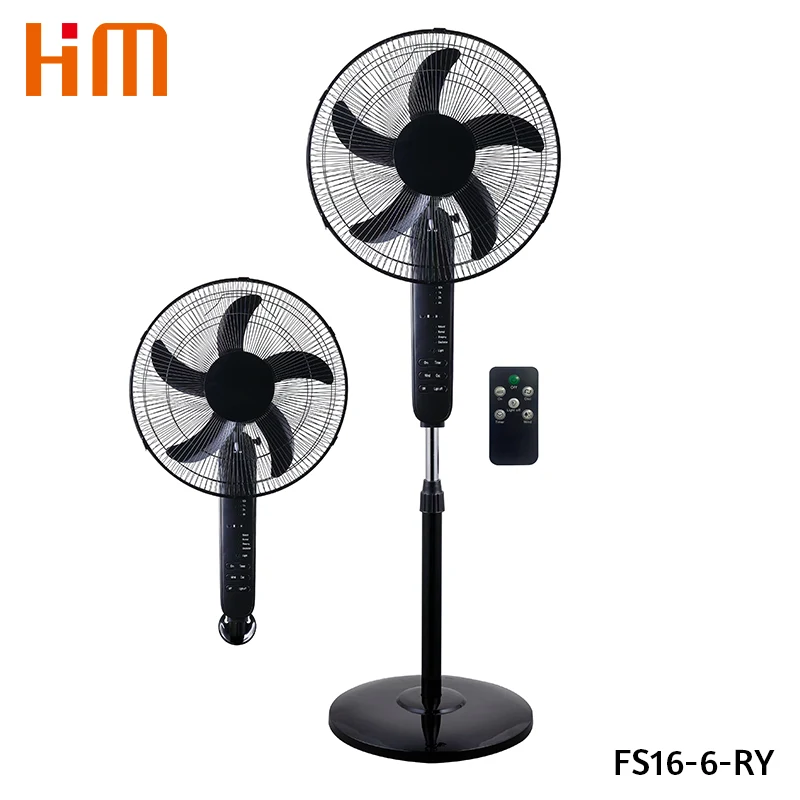 Base ronde de ventilateur sur pied de 16 pouces avec télécommande