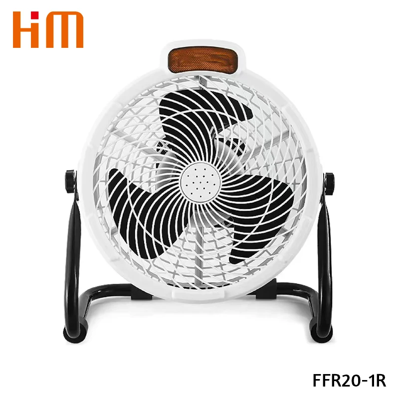 Ventilateur rechargeable de 8 pouces avec lumière LED